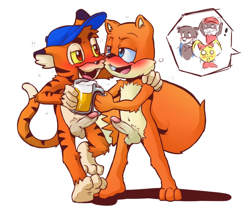 day fur conker's bees bad A cat is fine too meme