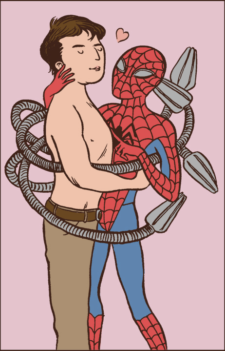 spider verse doctor octopus female Sissy boys bbc booty bang