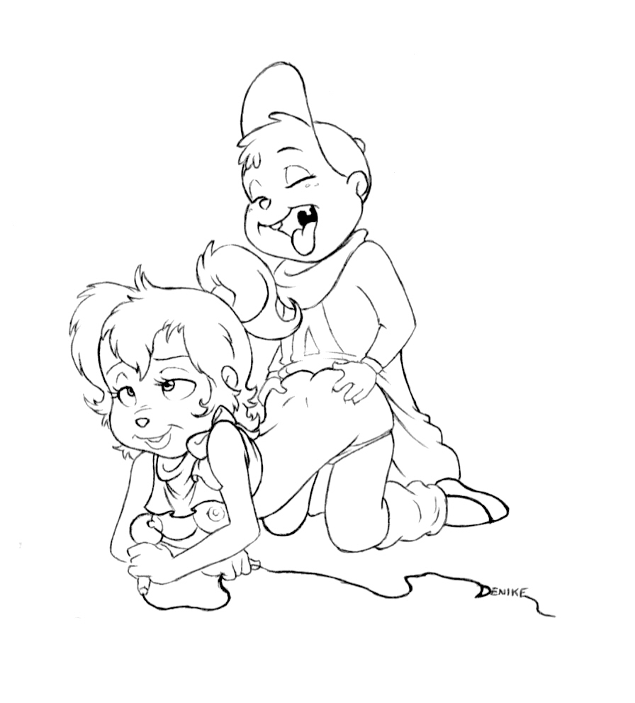 the chipmunks brittany and alvin My hero academia hot spring