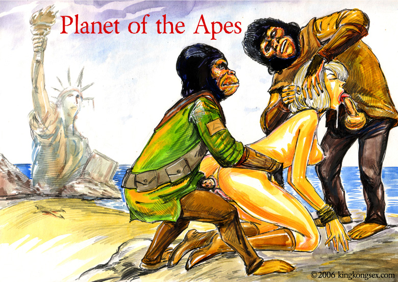 the planet apes of Jar jar binks and queen julia
